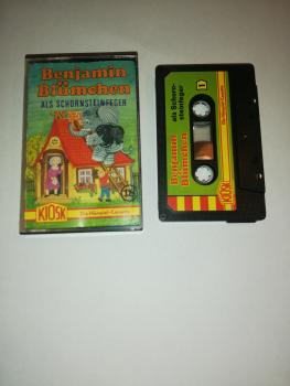 Benjamin Blümchen Folge 18 als Schornsteinfeger 4-fach Schwarz geschraubt Schwarz mit Grünen Cover 4.25289 CD Kiosk